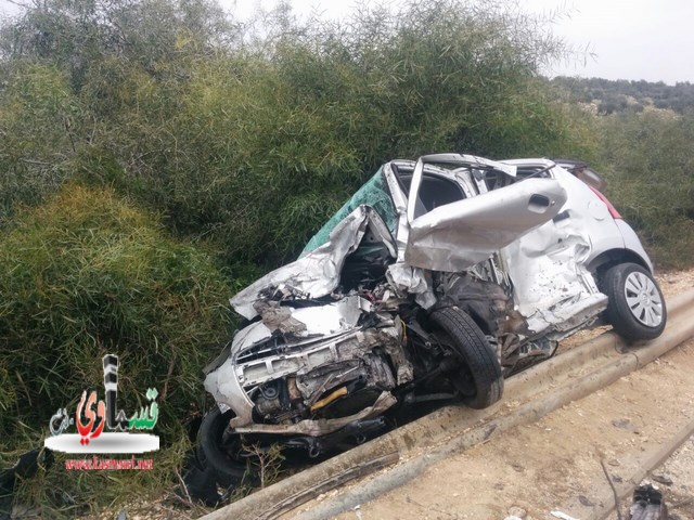مصرع شخصين في حادث طرق بين سيارة اسرائيلية وفلسطينية قرب قلقيلية